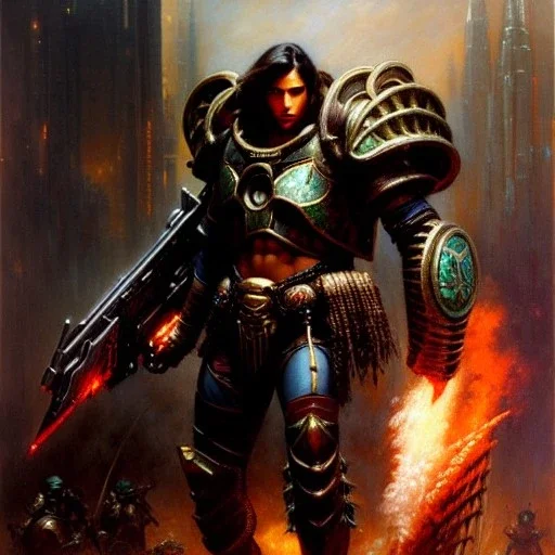 portrait 'Adept-Starcraft' ancient metal armor ,painting by gaston bussiere, greg rutkowski, yoji shinkawa, yoshitaka amano, tsutomu nihei, donato giancola, tim hildebrandt, oil on canvas, cinematic composition, extreme detail,fit full head inside picture,16k