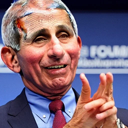 dr. Anthony fauci eating a bat