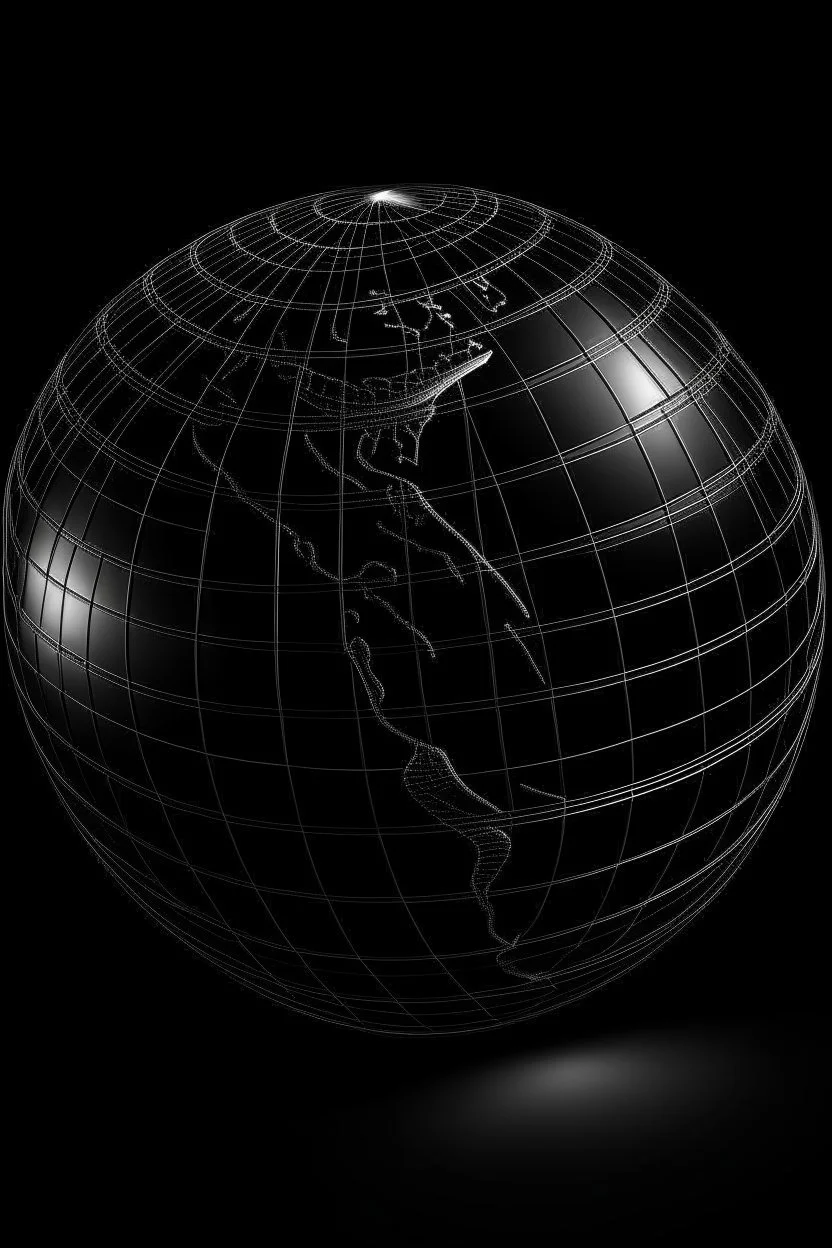 internet globe black background