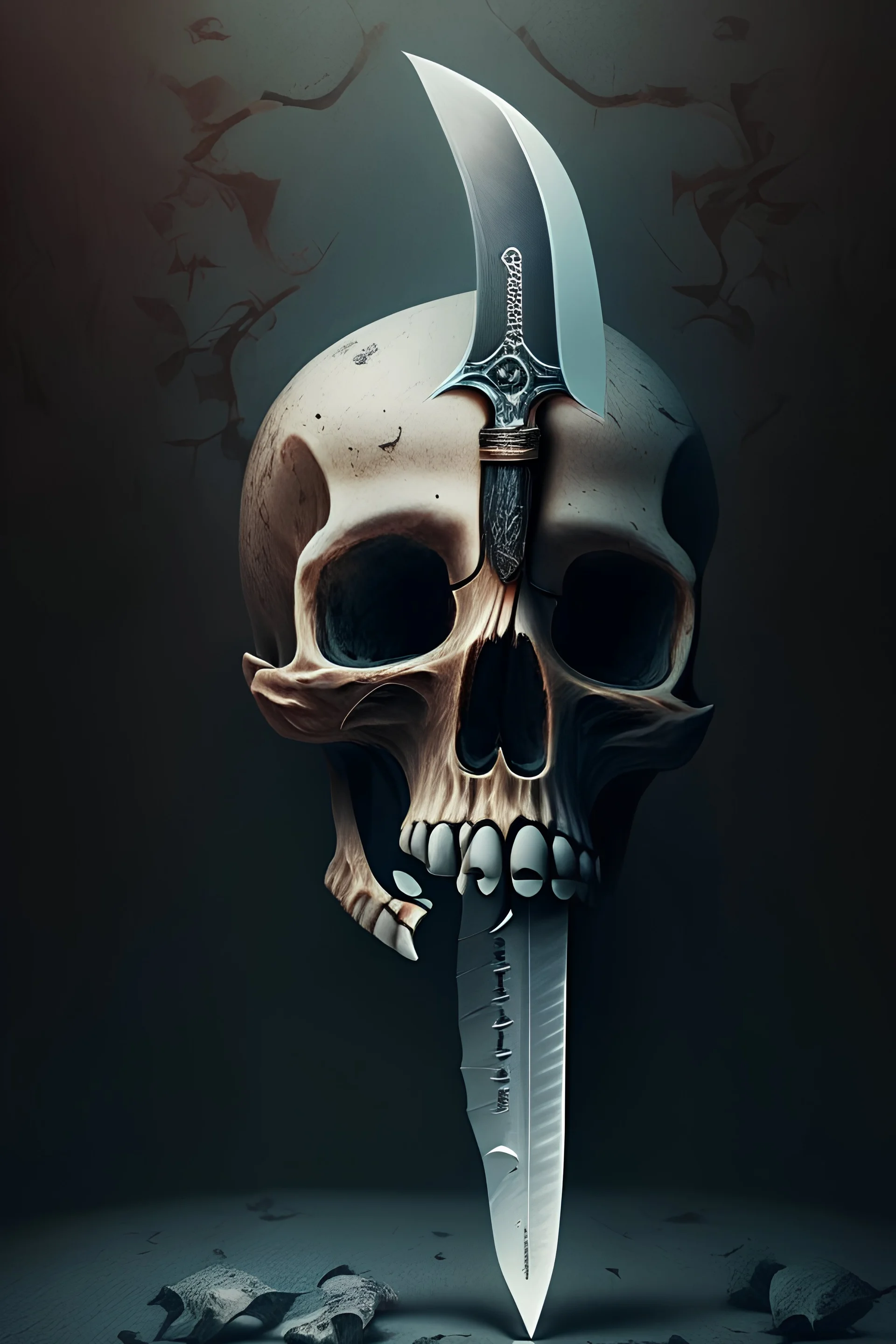 A knife in the Skull