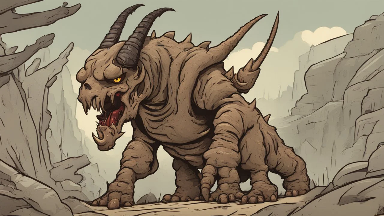 Cartoon deathclaw