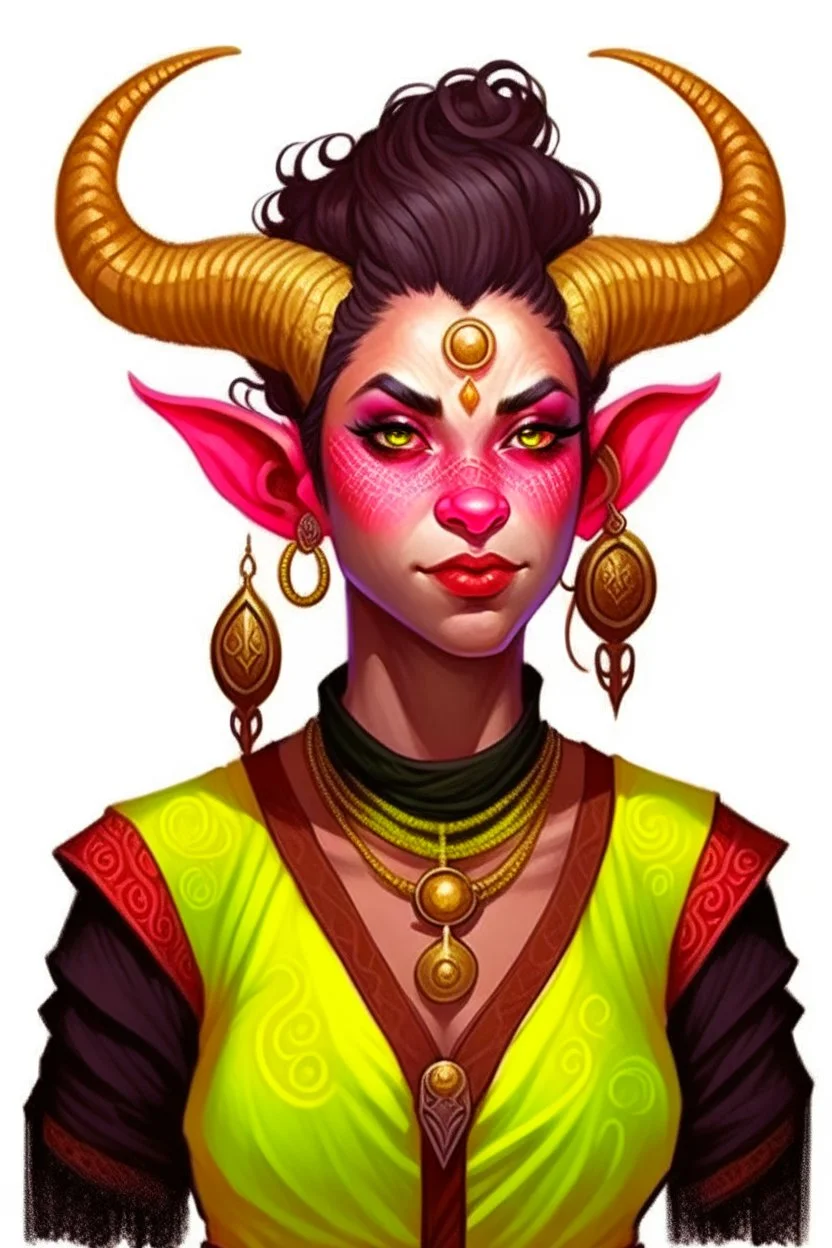 this tiefling woman as a teenager