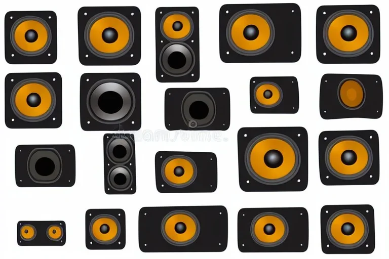 sound system speaker Vector collage Vector Illustration Vector Vector Vector Vector Vector isolated Vector original vector