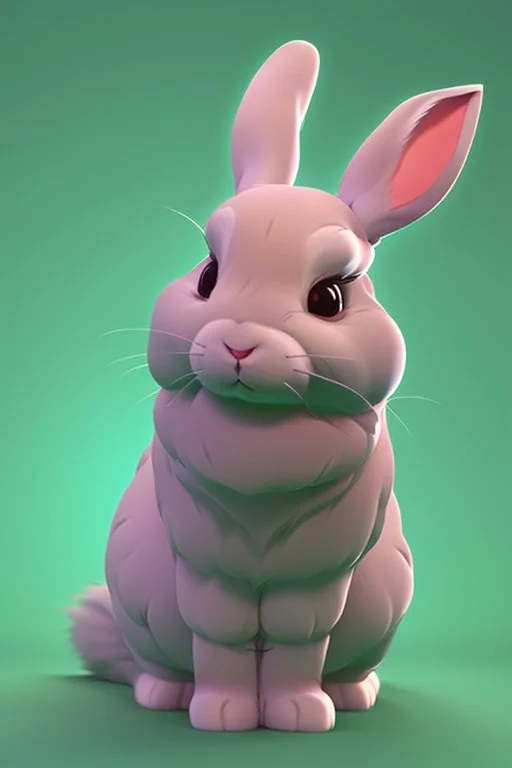 Cute animation bunny