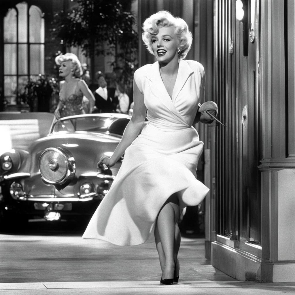 the iconic scene of Marilyn in The Seven Year Itch