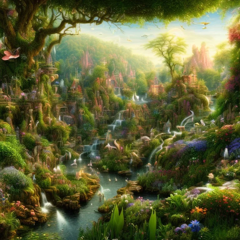 garden of eden, 8k ,beautiful ,