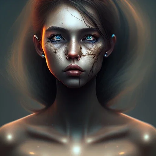 post apocalyptic, girl, portrait