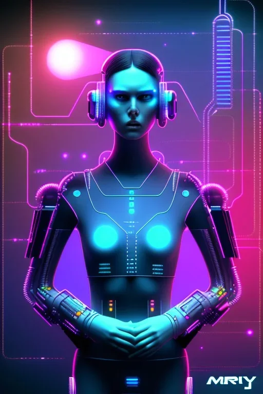 Cyberpunk theme, embryo