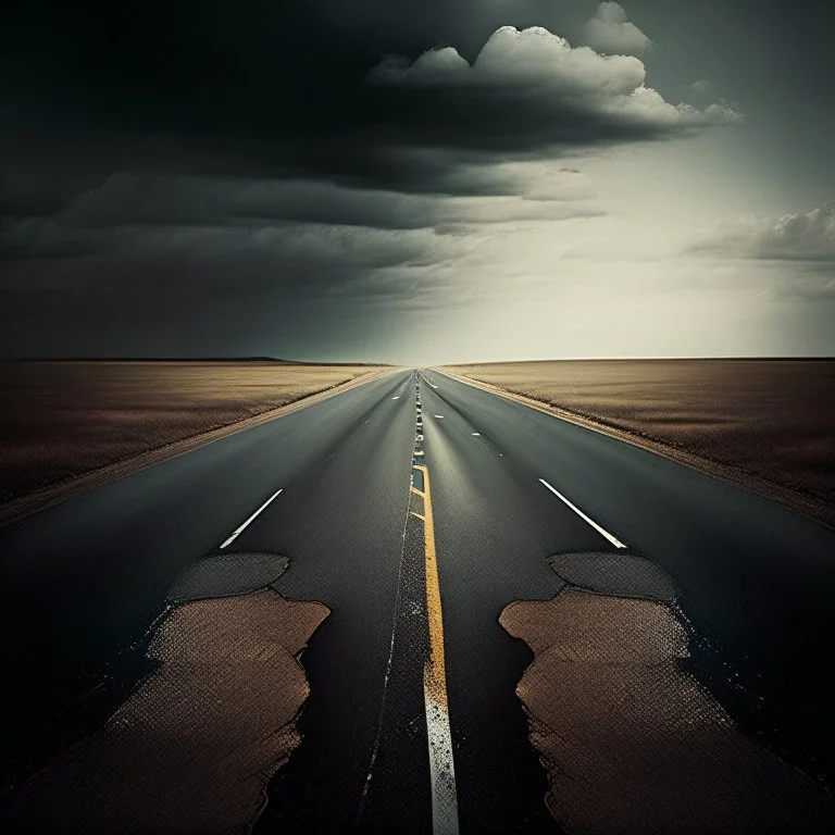 the middle of the road