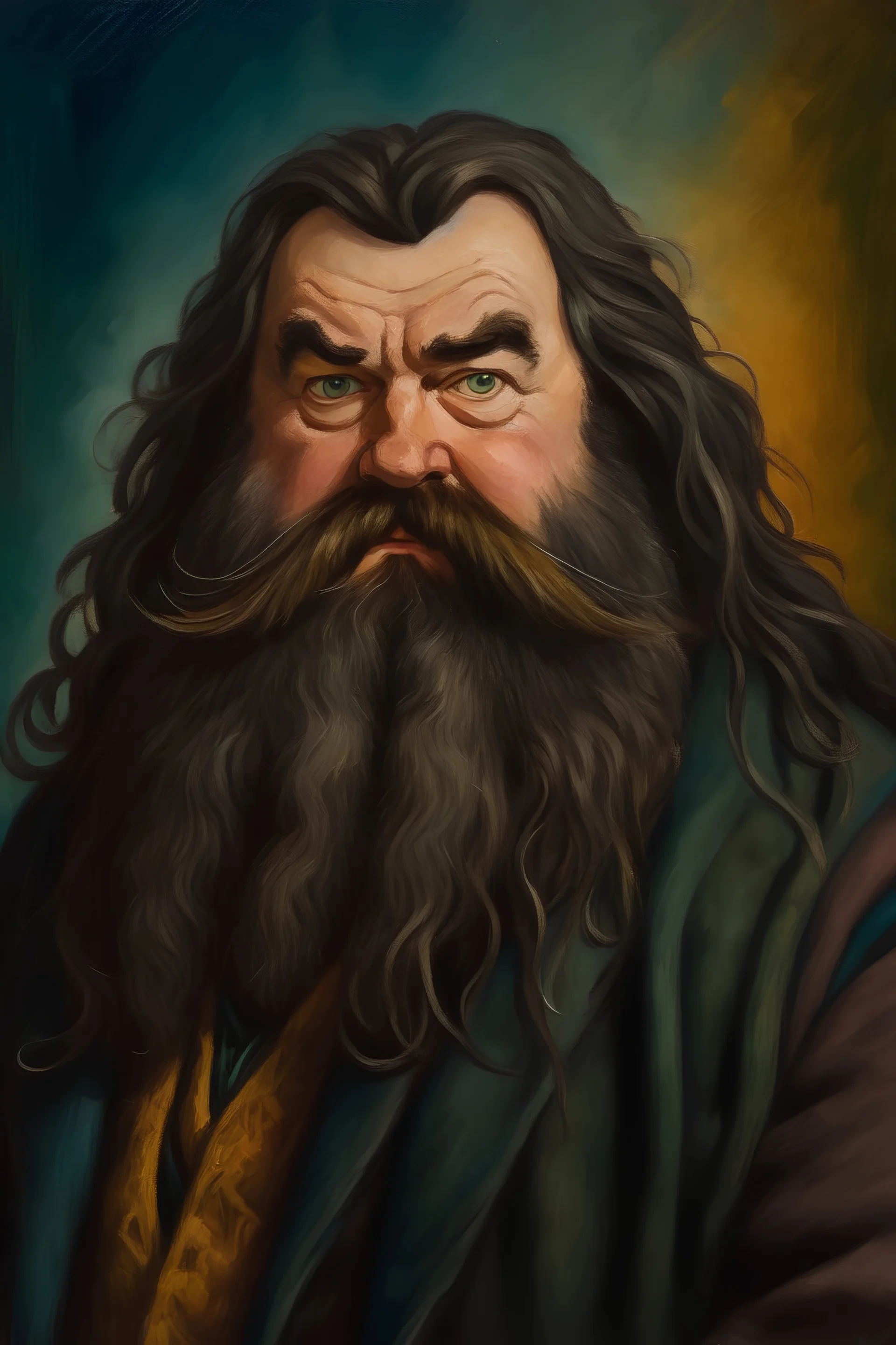 portrait of hagrid by van goh