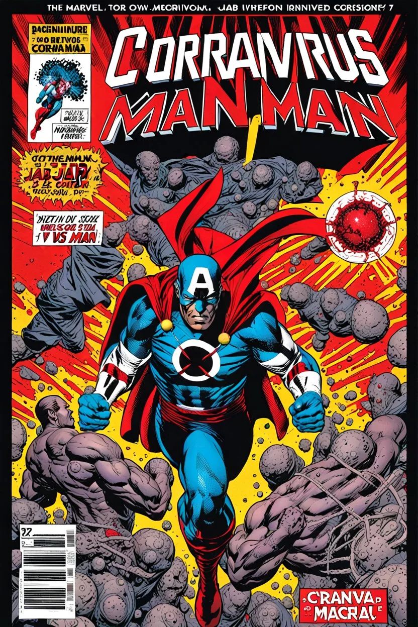 Coronavirus-man, Marvel, issue 70: Coranavirus man vs. Jab-man 💉