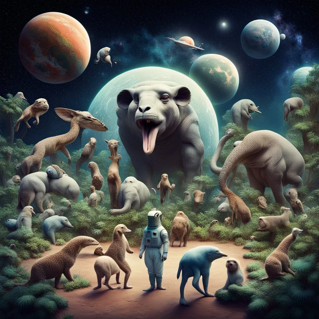 Intergalactic zoological gardens.