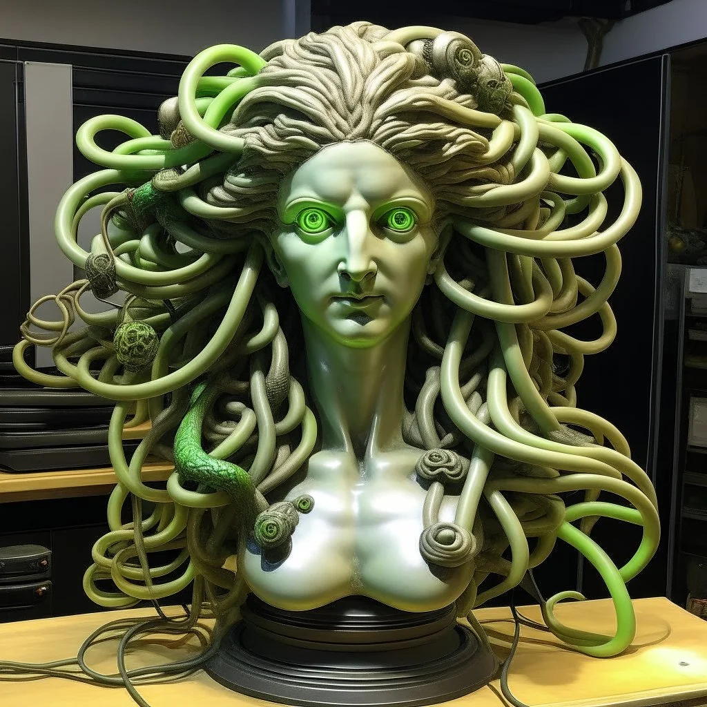 medusa with ethernet cables