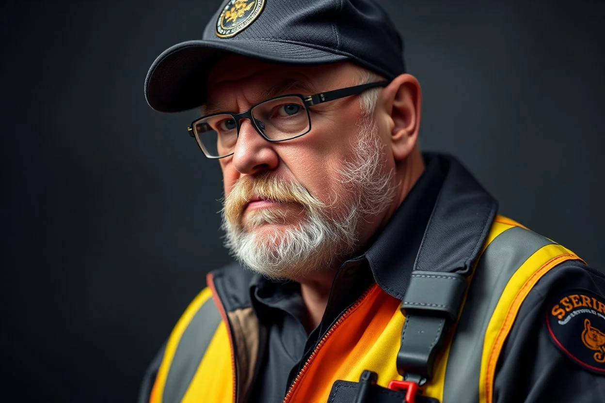 Cree l image d un agent de sécurité malsain et alcoolique