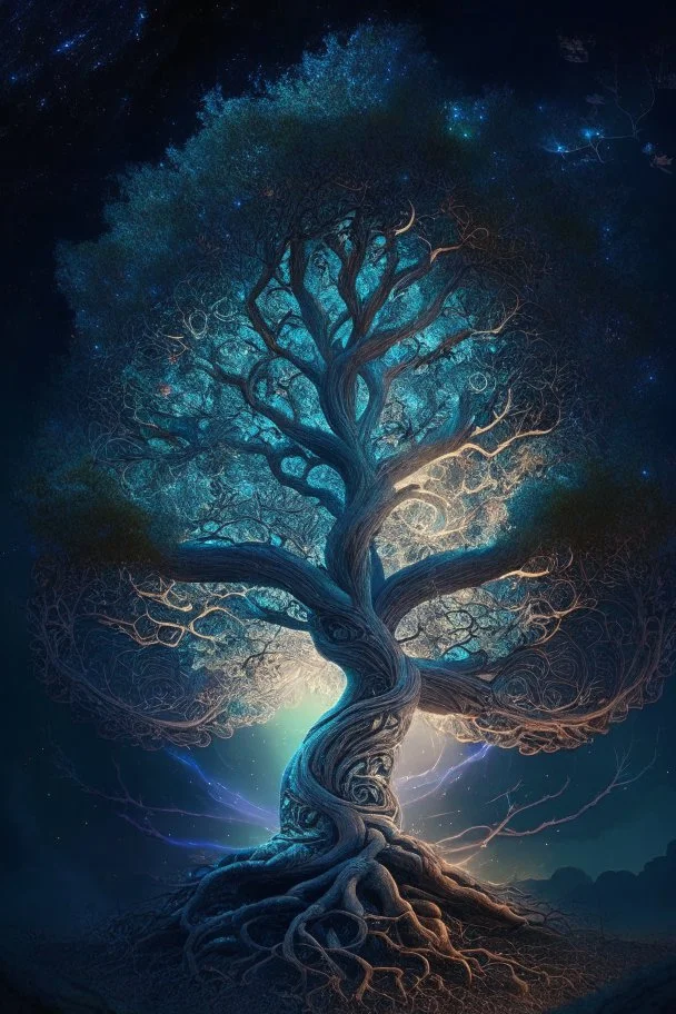 Mystical Wise Tree