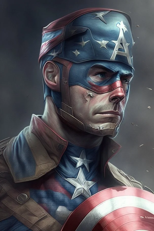 Captain Amerika Rill realistik