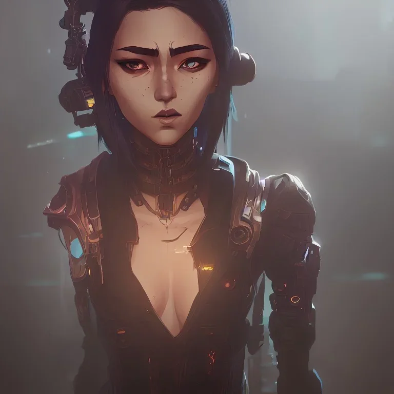 portrait,beautiful asian robot, post-apocalyptic in a cyberpunk city, realistic, intriacte detail, sci-fi fantasy style, volumetric lighting, particales,highly detailed,cinamatic, deep