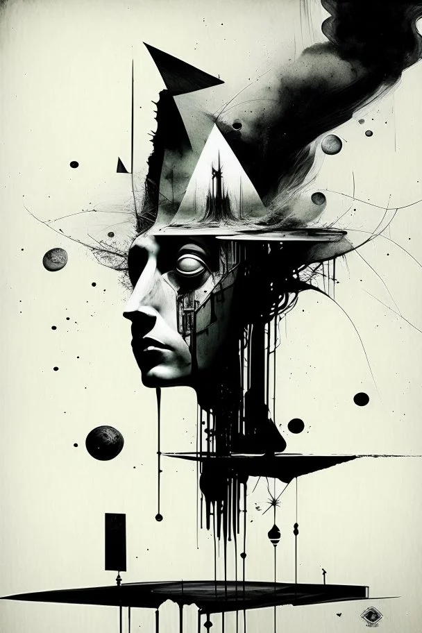 Asynchronicity, neo-surrealism, Dada, ink, and the like.