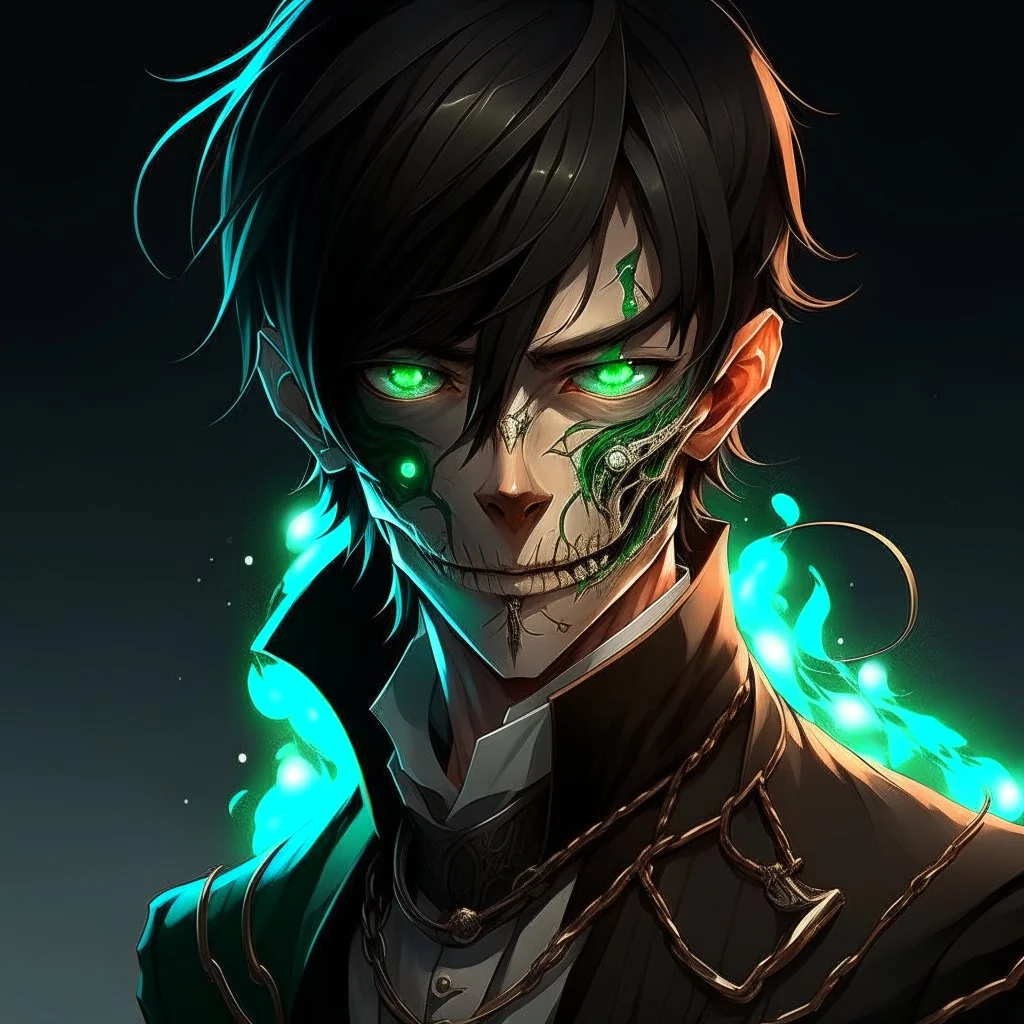 man, half-elf, young, noble, costume, mask