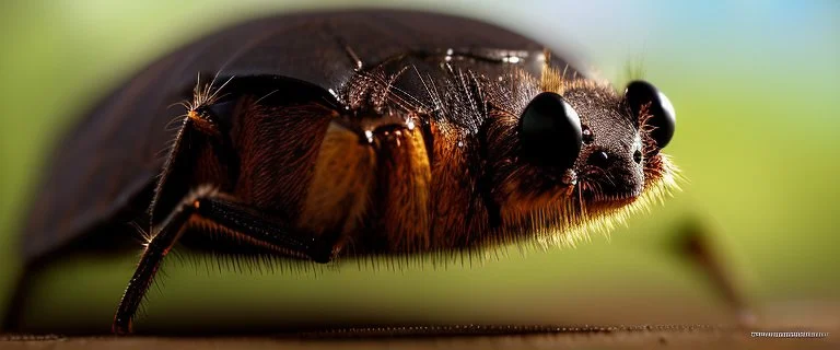 A national geographic award winning photograph of of a bat spider housefly station wagon hybrid in nature and on the hunt,skin color patterned like a poisinous incect or reptile, horrorcore, science gone crazy, in nature and on the hunt, 64k, reds, oranges, and yellows anatomically correct, 3d, organic surrealism, dystopian, photorealisitc, realtime, symmetrical, clean, 4 small compound eyes around two larger compound eyes, surr