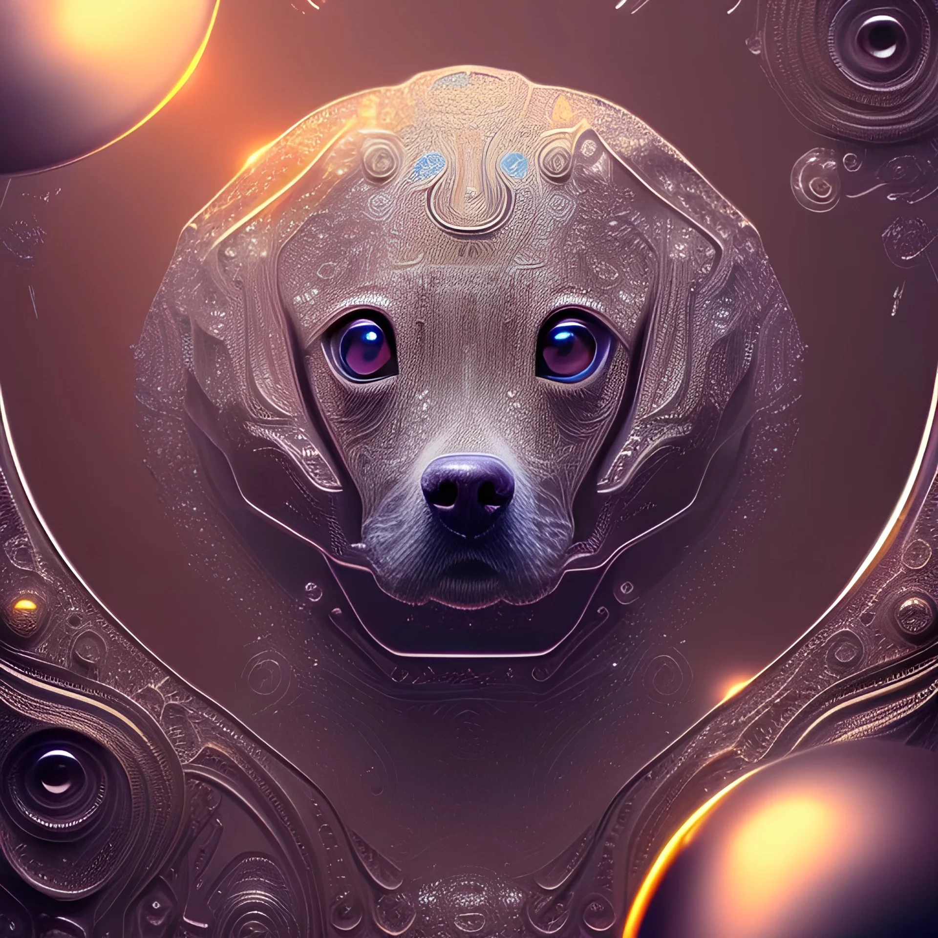 3d cute puppies, beautiful rich, detailed yin and yang symbol, shiny, intricate, gorgeous, ultrafine detail, hyperrealism, trending , sharp focus, intricate details, highly detailed, glowing, glitter, complementary colours