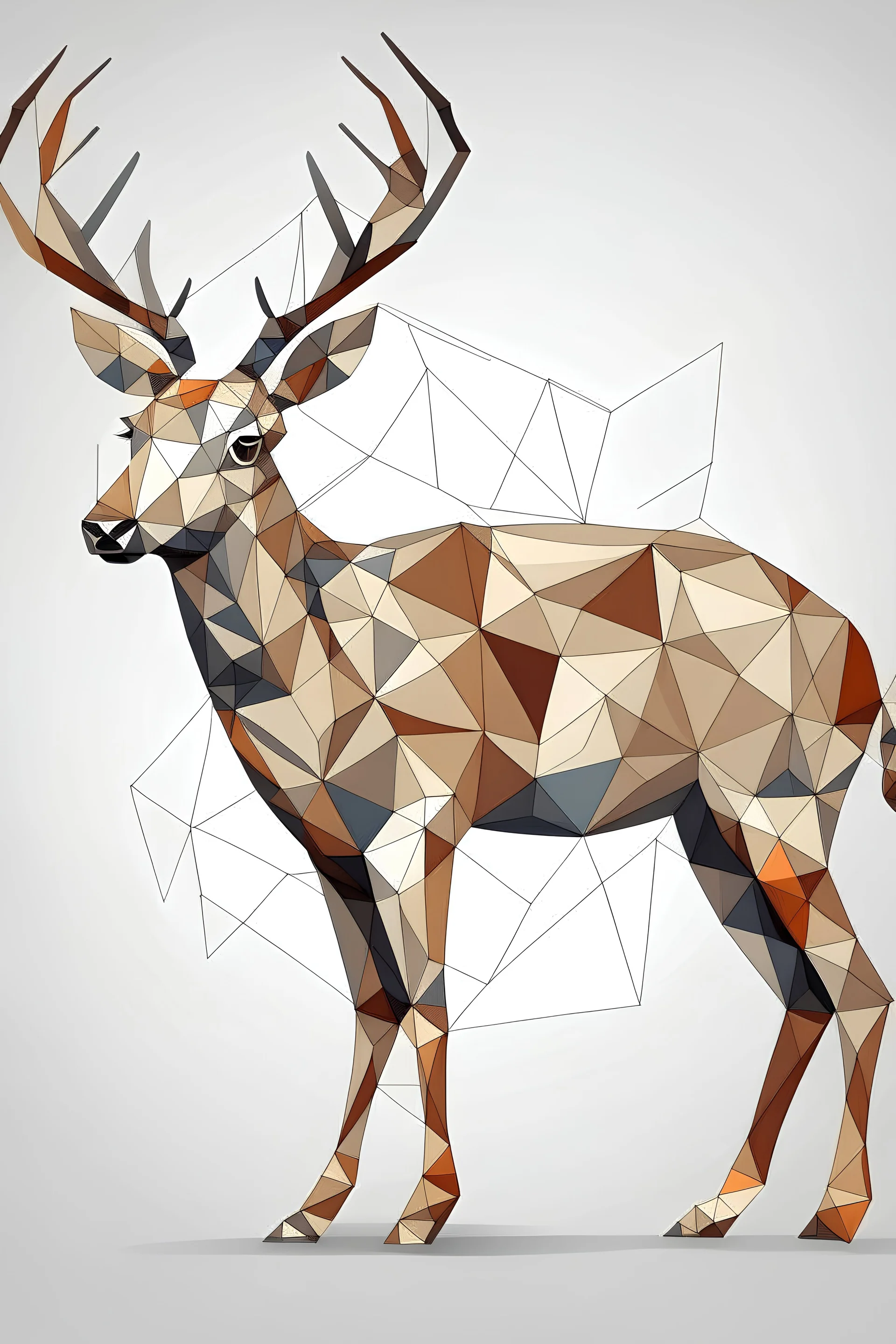 Geometric deer