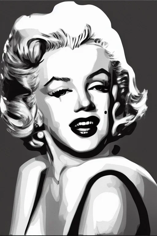 Painting, photorealistic, Marilyn Monroe, standing over a street grating, dress blowing up, style of The Seven Year Itch