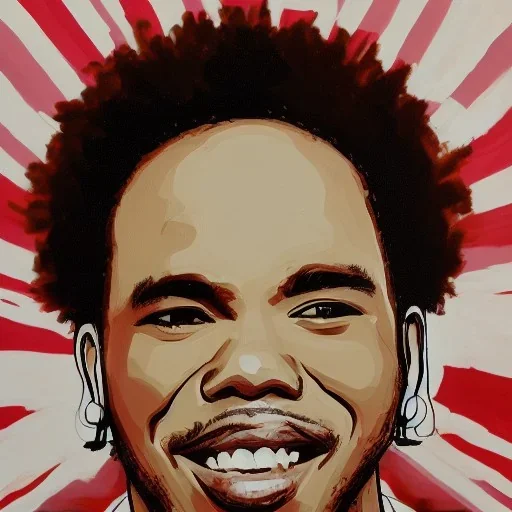 Painting of Anderson paak