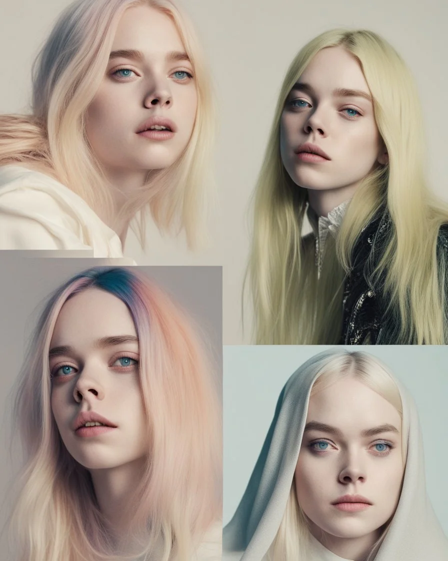 Composition billie eilish with elle fanning