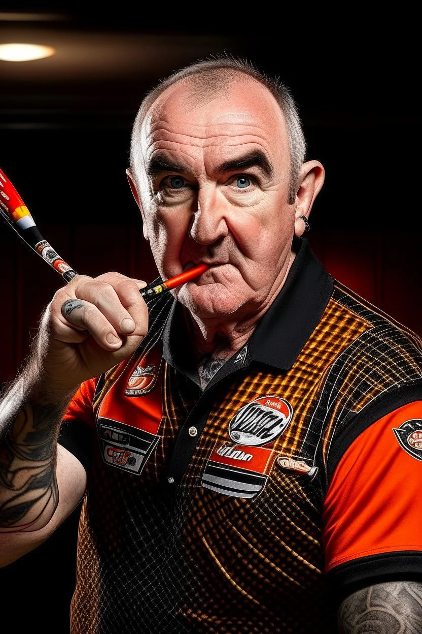 Phil Taylor sportsman play darts