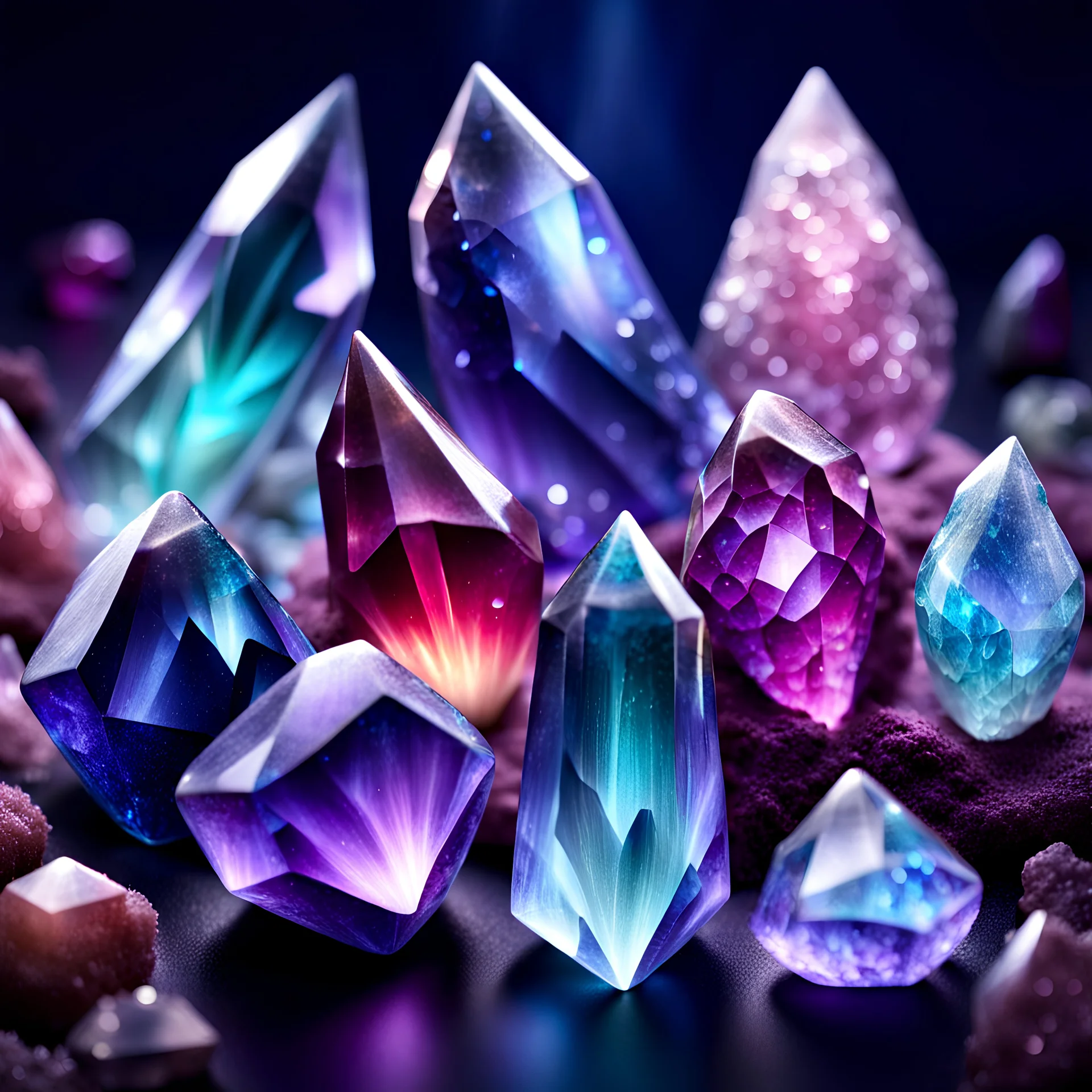 fantasy gem crystals