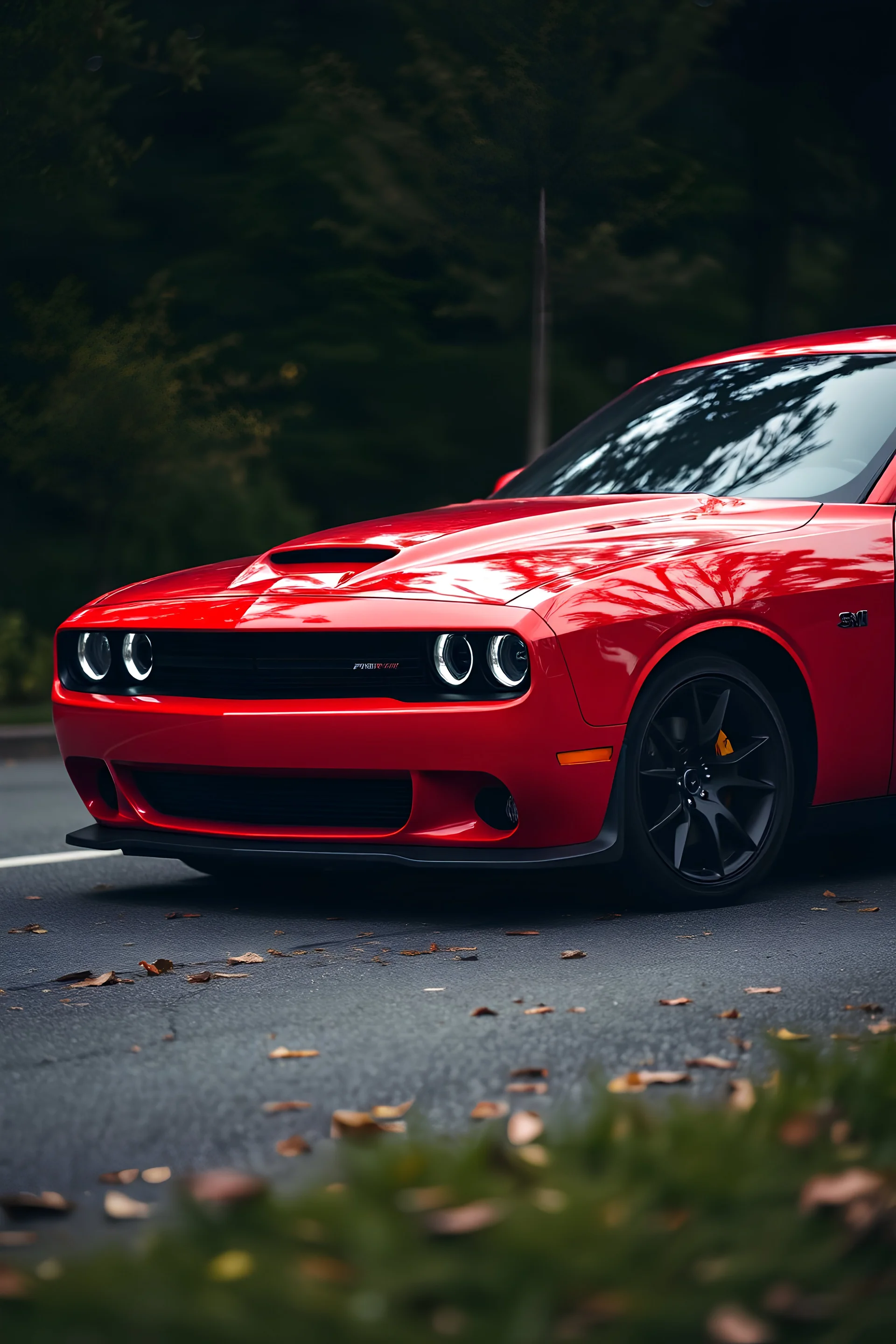 Buatkan gambar mobil warna merah