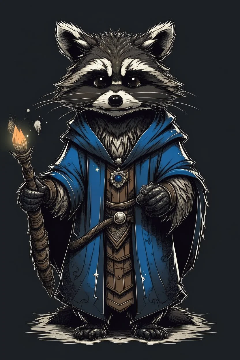 evil Raccoon wizard