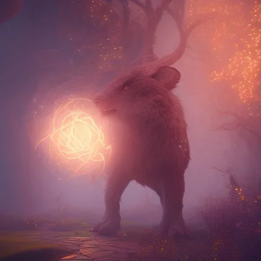 magical creature, Mysterious cosmic backdrop, celestial ambience, soft lighting, unreal engine 5 volumetric lighting, intricate details, realistic style, 8k resolution