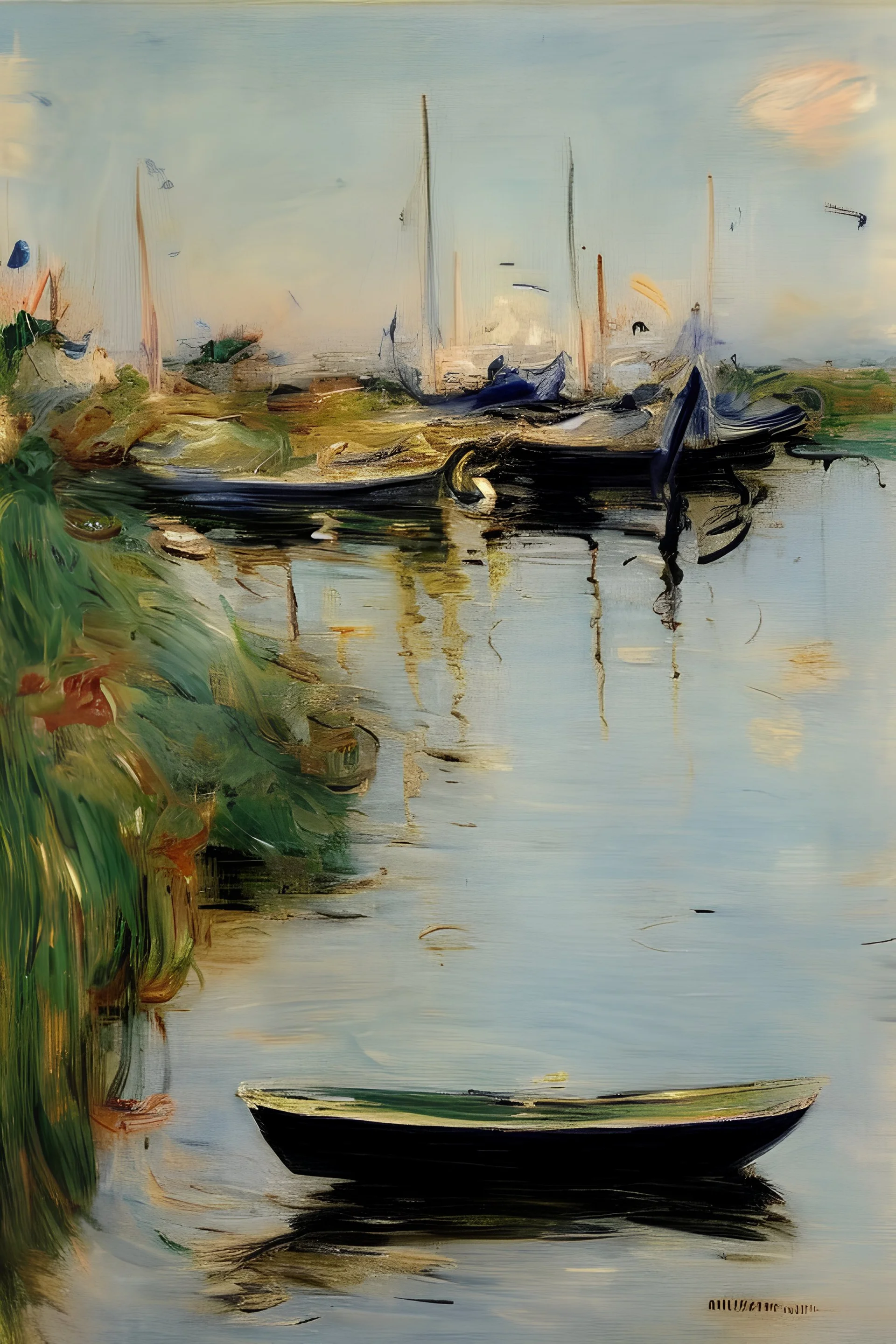 Berthe Morisot, boats