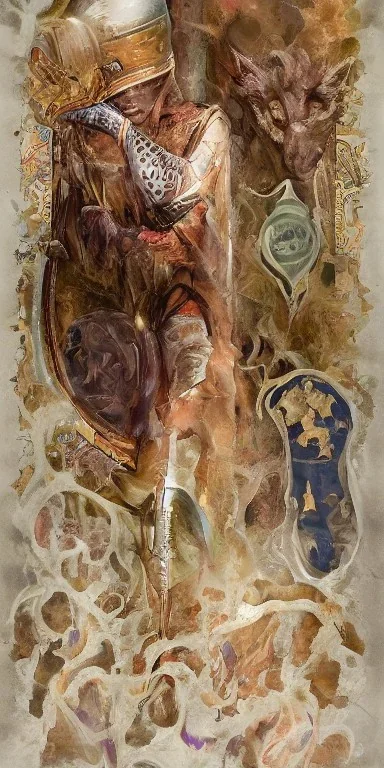 medieval Knight, violet color, sorcery, sparks, plasma, weapons, confident, proud, mist, high quality, hyper realistic, the end of the world