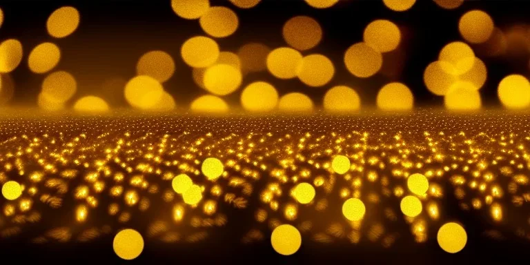 Festive abstract Christmas bokeh background - golden bokeh lights, beige - New Year, Anniversary, Wedding, banner