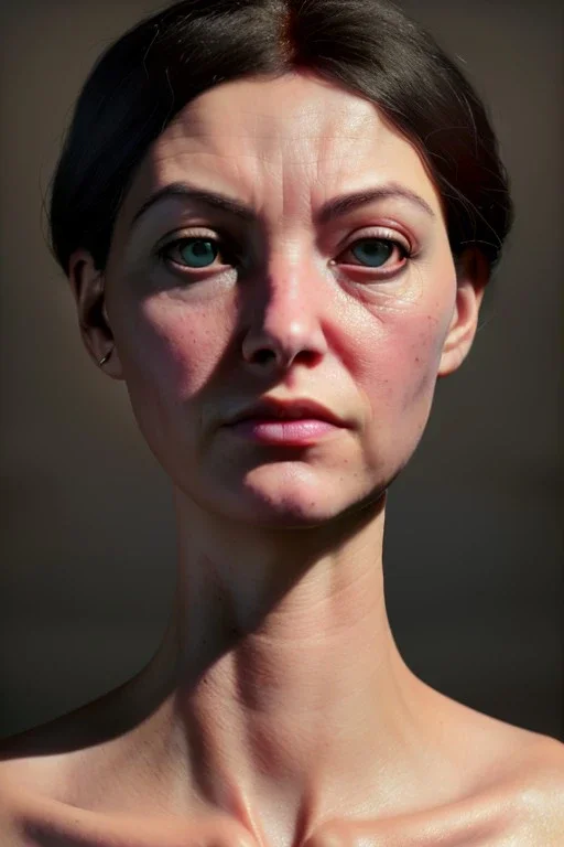 Realistic image, waist up portrait, hybrid made up of a woman, the muppet head replaces the human one ,concept art, smooth, unreal engine 5, god lights, ray tracing, RTX, lumen lighting, ultra detail, volumetric lighting, 3d, finely drawn, high definition, 4k.