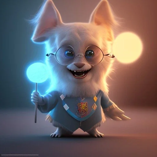 tiny cute {harry potter} toy, standing character, soft smooth lighting, soft pastel colors, skottie young, 3d blender render, polycount, modular constructivism, pop surrealism, physically based rendering, square image