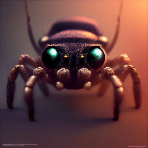 portrait painting of a steampunk spider,steampunk, ultra realistic, intricate details, eerie highly detailed, shiny, smooth, studio quality, octane render, Surrealism, Triadic colour scheme,glow-stick, ambient lighting,nightclub lighting, polaroid, 100mm, --ar 1:1 --v4