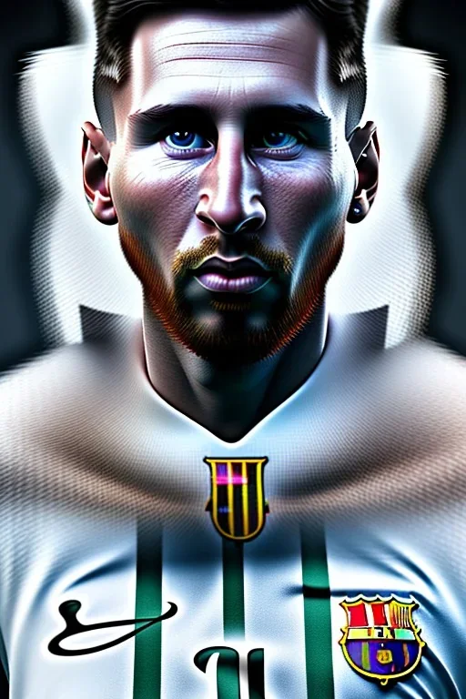 hyper realist, hyper detailed, stunningly lional messi, MO-DI CARTOON style