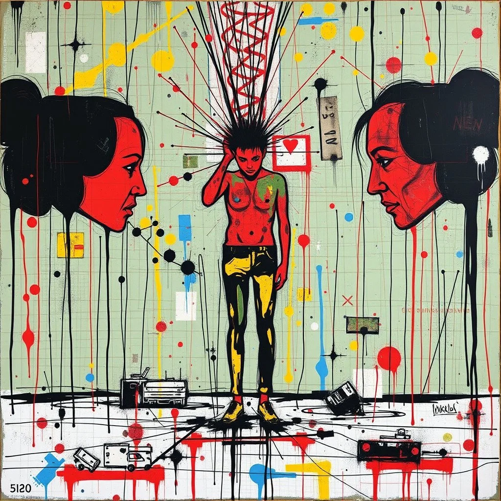 this isnt a game this is financial revolution style of basquiat x pollock