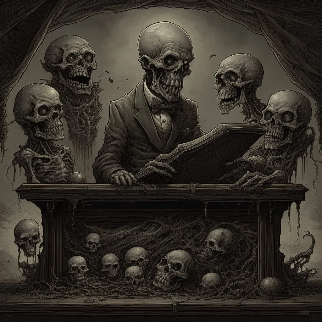 Delivering a eulogy to madness, by Seb McKinnon, surreal horror