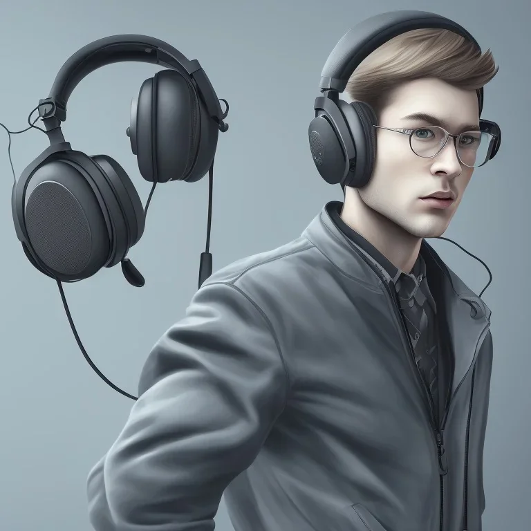 a guy named greg wearing noise cancelling headphones