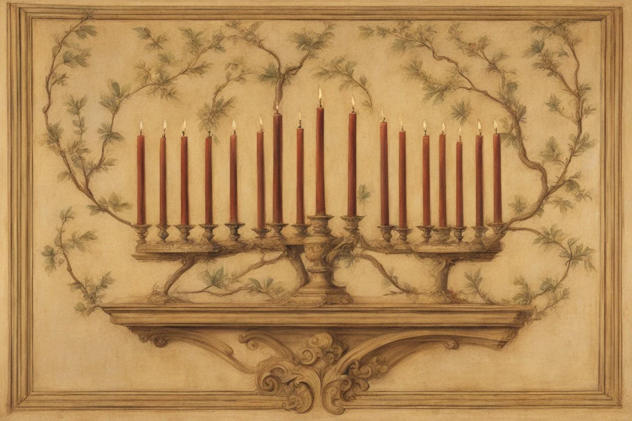 menorah by Andrea del sarto