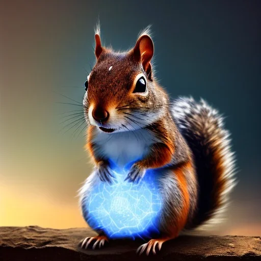 squirrel “wearing avatar make up” Pandora