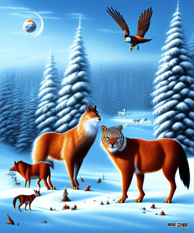 Winter animals