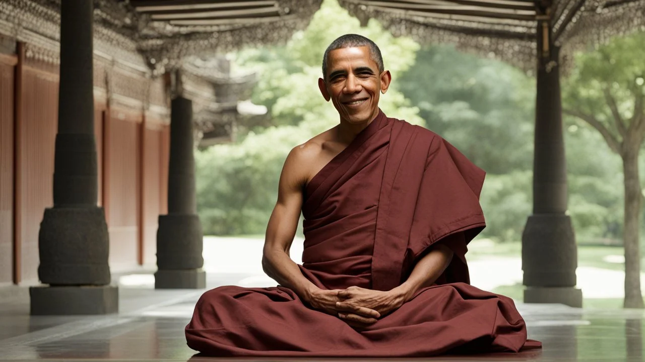 barak obama is a Buddhist monk