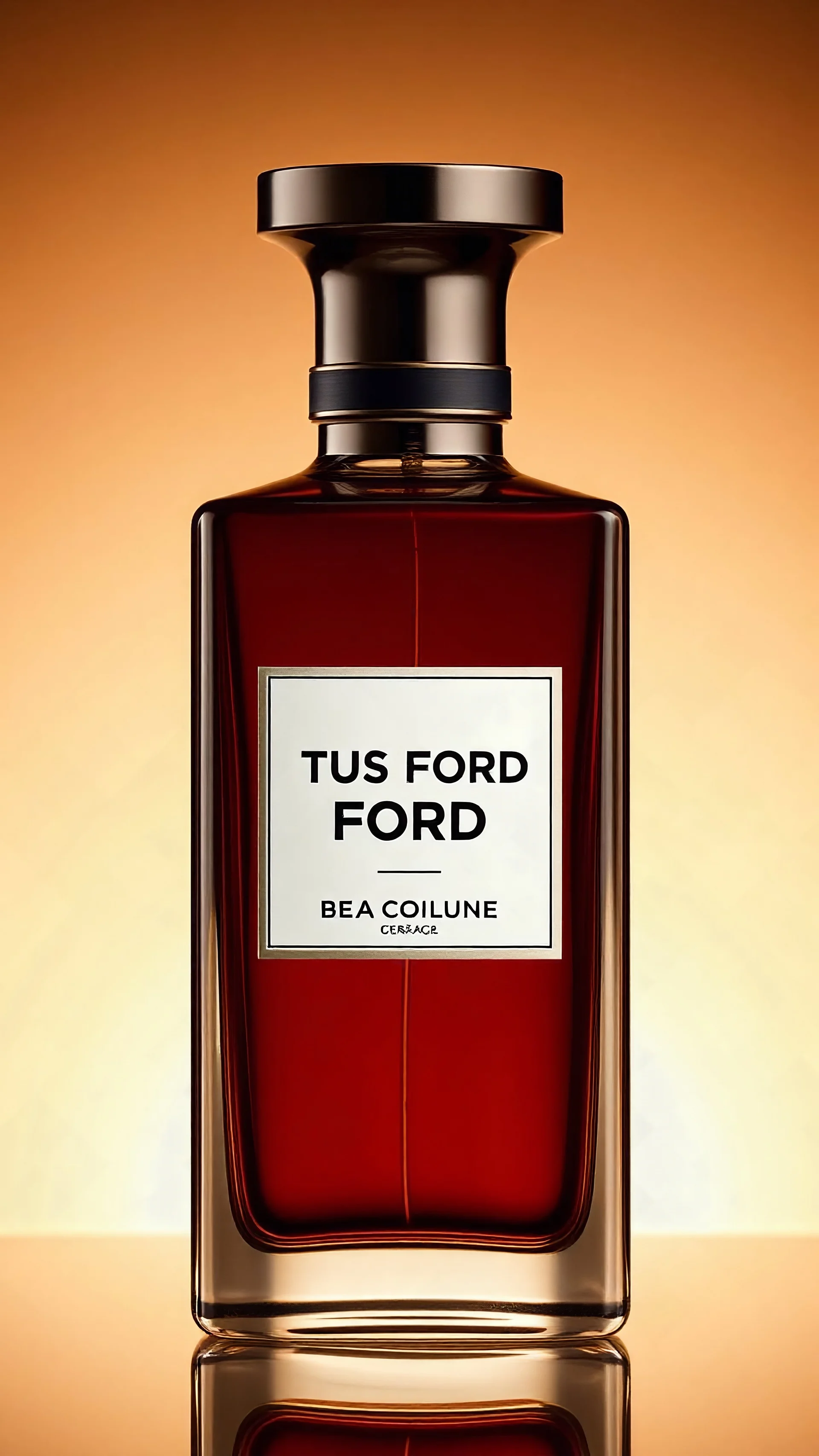 Professional image of tom ford tuscan leather cologne for advertising banner