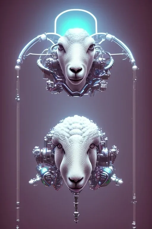 sheep brain cyborg, matrix style